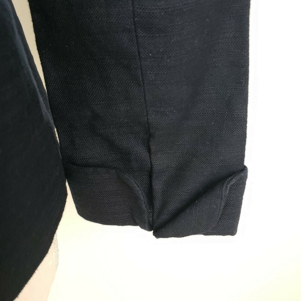 J. Crew Dark Wash Denim Peplum Jacket - Picture 6 of 7